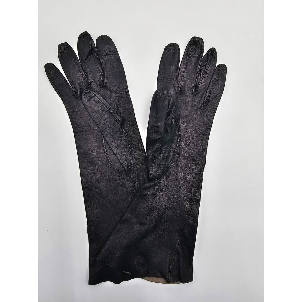 6 Pairs of Vintage Women's Gloves - Leather/Fabric Size 6/6.5/M - Picture 2 of 13